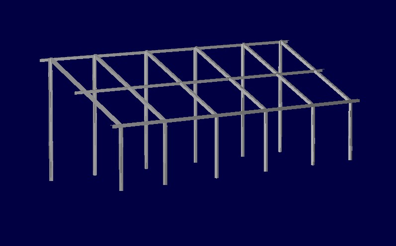 Modular photovoltaic support structure